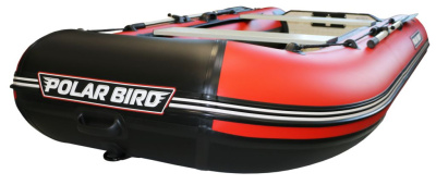Лодка Polar Bird 320М (Лайт) Стеклокомпозит (Чёрно-красный)