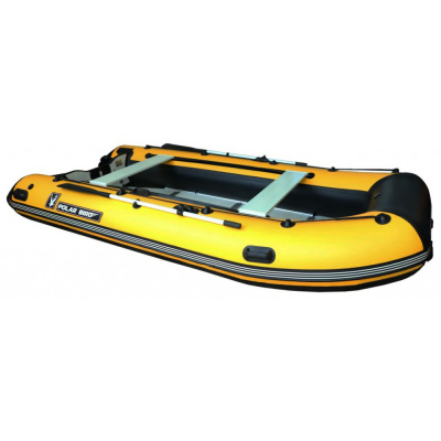 Лодка Polar Bird 385М New Merlin Стеклокомпозит (чёрно-желтый)