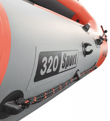 Надувная лодка Boatsman BT320ASR Sport  (графитово - красный)