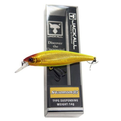Воблер Jackall Squad Minnow 95 gold & chart