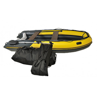 Надувная лодка ПВХ Риф Скат Тритон 370S НД (надувное дно)