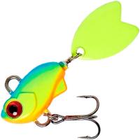 Тейл-спиннер Narval Buzzing Bug 14gr #001-Blue Back Chartreuse