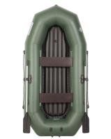 Лодка гребная под мотор Лоцман Профи 300 ВНД (зелёный)