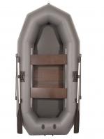 Лодка гребная под мотор Лоцман Профи С-240 МРС (серый)