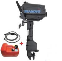 Лодочный мотор 4T Seanovo SNF 5 HAS Enduro (6 л.с) + Бак на 12 литров!
