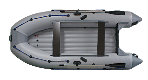 Надувная ПВХ лодка ProfMarine РМ 390 Air, моторная-гребная, килевая