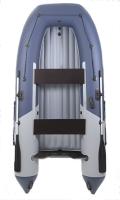 Лодка Grouper GR 335W (кокпит 80 см) НДНД (серо - синий) модель 2025 г