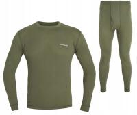 Термобелье Graff Duo Skin 300 футболка + кальсоны (оливковый) размер L