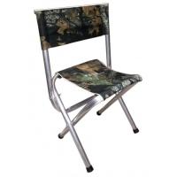 Стул складной алюминиевый со спинкой Ф25мм Медведь (30*26*70 см)