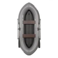 Лодка гребная Лоцман Турист 320 ВНД (серый)