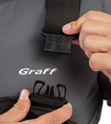 Костюм рыболовный Graff (поплавок -15°С) (215ОВ-11 черно-оранжевый) размер M (176-182)