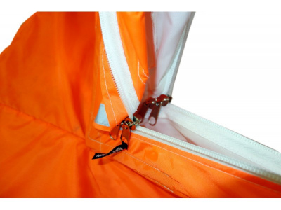 Зимняя палатка Призма Премиум STRONG (2-сл) 225*215 (бело-оранжевый)