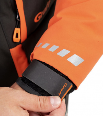 Костюм рыболовный Graff (поплавок -15°С) (215ОВ-11 черно-оранжевый) размер XXL (176-182)