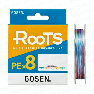 Шнур Gosen RooTS PE x8 200m #1.2 25lb / 11.4kg