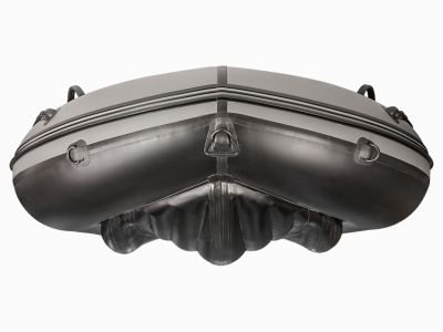 Надувная ПВХ лодка X-River Grace Wind 360 НДНД (бело-серая, серая фурнитура)