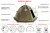 Всесезонная палатка Берег МФП-3 Камыш (300х300/200 см) + Пол + Дверь