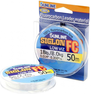 Флюорокарбон Sunline Siglon FC Low Viz 50м/1.8kg/0.160mm
