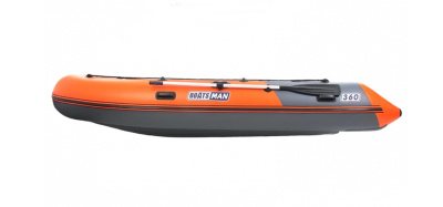 Надувная лодка Boatsman BT380А (графитово-оранжевый)