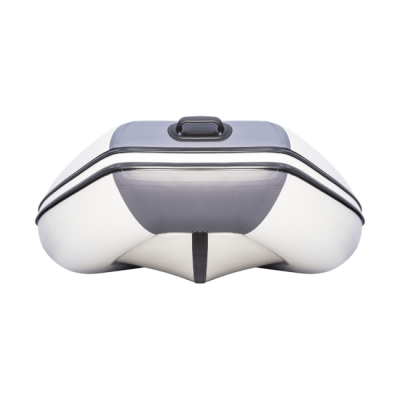 Лодка ПВХ Ривьера Компакт 3600 СК "Комби" светло-серый/графит