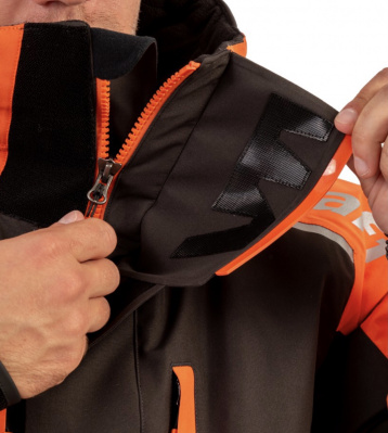 Костюм рыболовный Graff (поплавок -15°С) (215ОВ-11 черно-оранжевый) размер XXL (176-182)