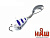 Тейл-Спиннер НАШ ТС-1 10g #Белый-Синий