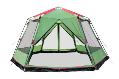 Палатка-Шатер TRAMP LITE Mosquito Sand 4.3х3.7х2.25 м (V2) + Съемный пол из терпаулинга