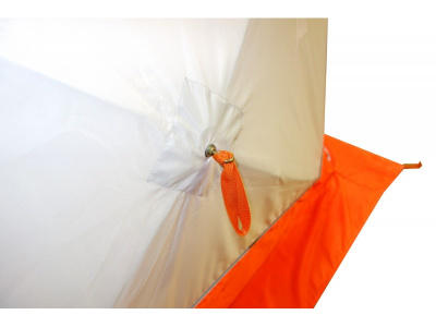 Зимняя палатка Призма Премиум STRONG (2-сл) 225*215 (бело-синий)