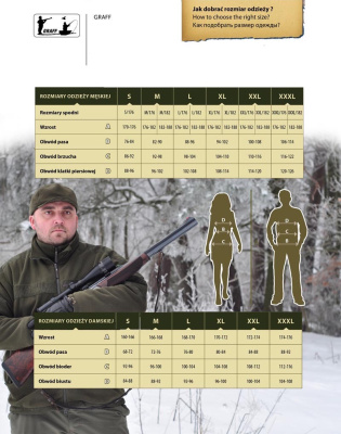 Термобелье Graff Duo Skin 300 футболка + кальсоны (оливковый) размер XL