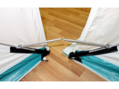 Всесезонная палатка Призма Шелтерс (2-сл) 185*185 (бело-зеленый)