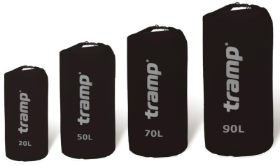 Гермомешок Tramp Nylon 20 л черный (TRA-102-black)