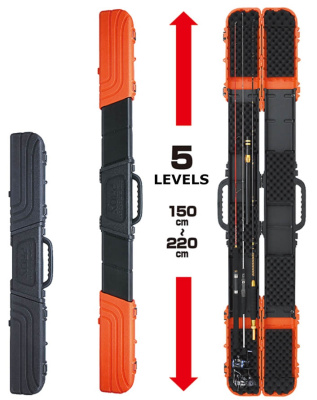 Тубус телескопический Prox Container Gear 5-Leght Hard Rod Case 150-220cm PX933