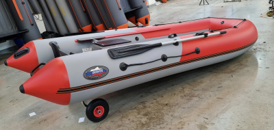 Лодка Grouper GR 350 НДНД (серо - красный) модель 2026 г