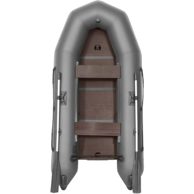 Лодка моторная килевая Лоцман М-290 (серый)