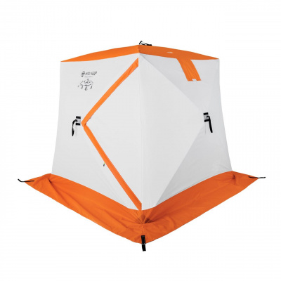 Палатка для зимней рыбалки Кедр Куб-2 (1.9*1.9/1.8м) Трёхслойная (Утеплённая)