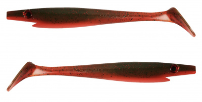 Силиконовая приманка Strike Pro Pig Shad Jr. #114 Tomato (2шт.)