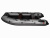 Надувная ПВХ лодка X-River Agent 390 НДНД (оранжево-серый, серая фурнитура)