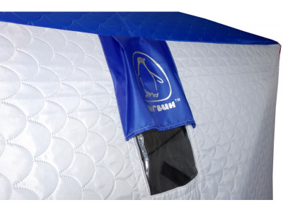 Зимняя палатка Призма Термолайт 185*185 Композит (3-сл) (бело-синий)