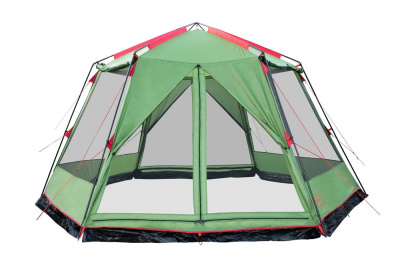 Палатка-Шатер TRAMP LITE Mosquito Sand 4.3х3.7х2.25 м (V2) + Съемный пол из терпаулинга
