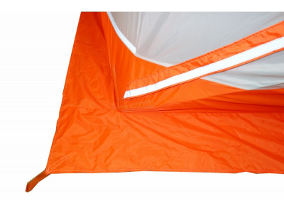 Зимняя палатка Призма Премиум (2-сл) 215*215 (бело-оранжевый)