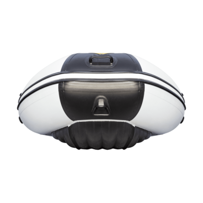 Лодка ПВХ Ривьера 4000 НДНД "Комби" светло-серый/черный