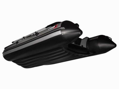 Надувная ПВХ лодка X-River Agent 390 НДНД (оранжево-серый, серая фурнитура)
