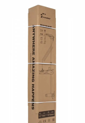 Лодочный электромотор Haibo iPenguin P001 (P70+) 12V/54 New 2025 встроенный компас + площадка