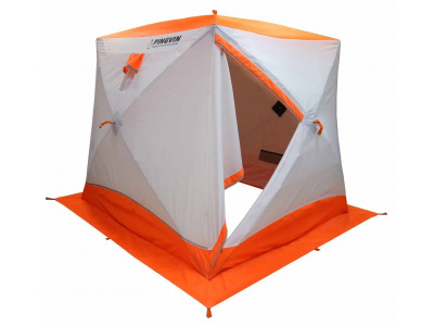 Зимняя палатка Призма BRAND NEW (2-сл) 200*185 (бело-орананжевый)