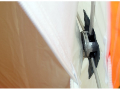 Зимняя палатка Призма Премиум STRONG (2-сл) 225*215 (бело-синий)