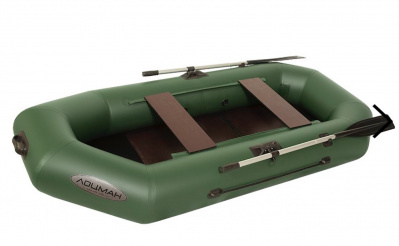 Лодка гребная Лоцман С-240 ЖС (зелёный)