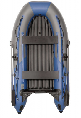 Лодка моторная килевая Лоцман М-350 НД НД Премиум (серо-синий)
