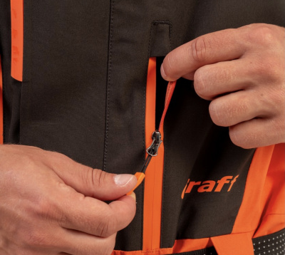 Костюм рыболовный Graff (поплавок -15°С) (215ОВ-11 черно-оранжевый) размер XXL (176-182)