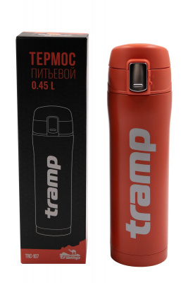 Термос питьевой Tramp 0,45 л оранжевый