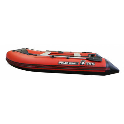Лодка Polar Bird 360М Merlin (чёрно-красный) стеклокомпозит